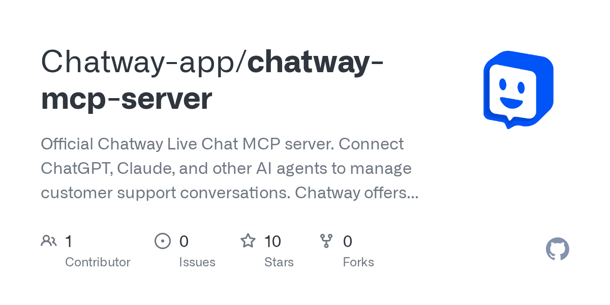 Chatway-app/chatway-mcp-server preview