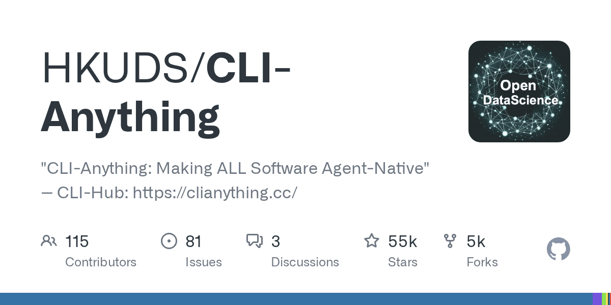 HKUDS/CLI-Anything preview