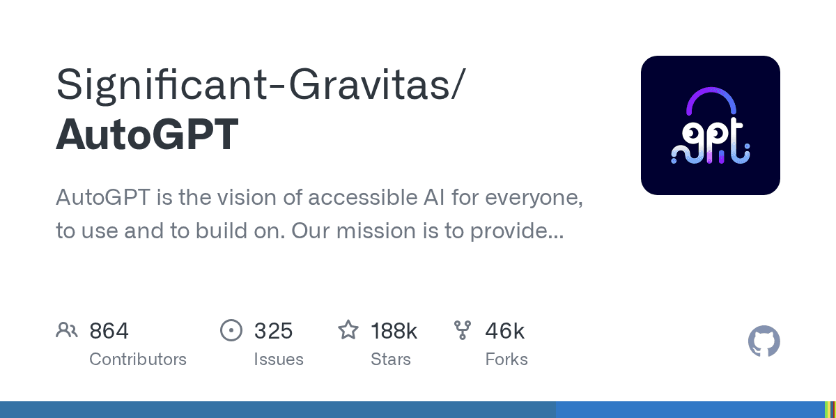 Significant-Gravitas/AutoGPT preview