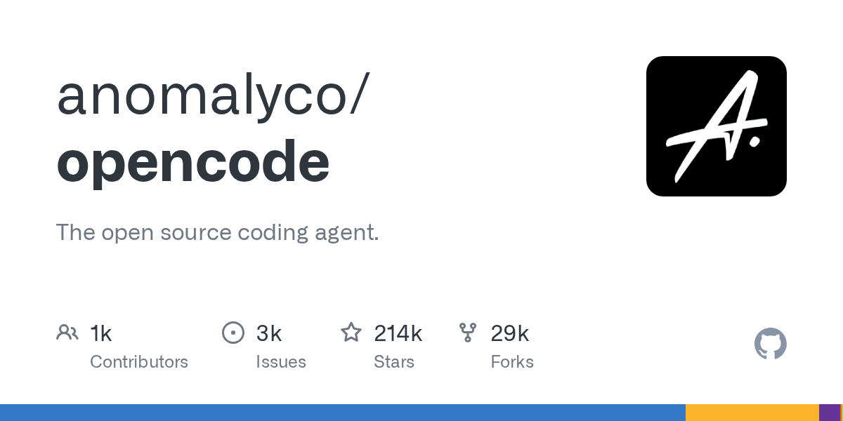 anomalyco/opencode preview