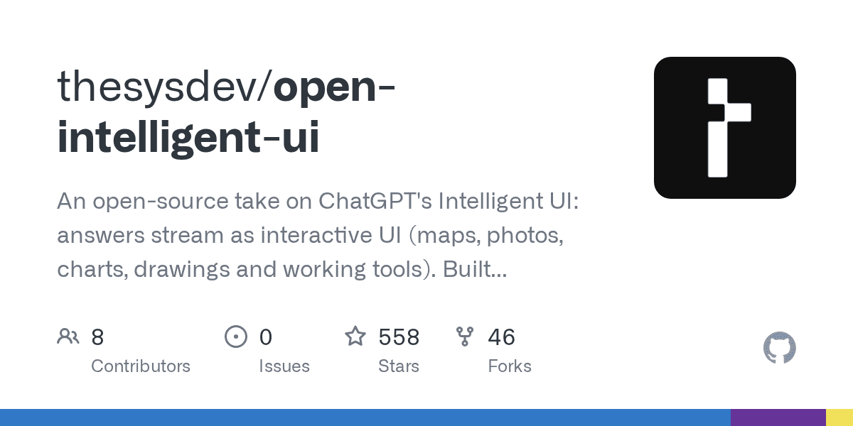 thesysdev/open-intelligent-ui preview